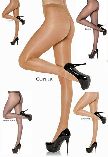 4 pairs Gloss Sheer to Waist Tights Pantyhose