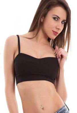 Longline Cozy Black Seamless Cage Bra