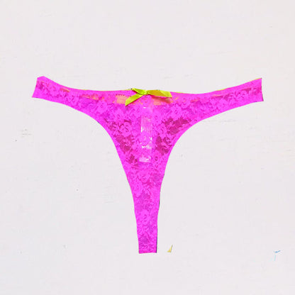 Snazzy Pink & Purple Sexy Luxurious Thong(sold out)